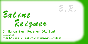 balint reizner business card